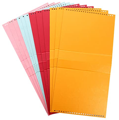 NUOBESTY 12stücke Diy Tischkalender Schillernde Papierbasis Für Gestaltung Für Schreibtisch Und Bürodekoration