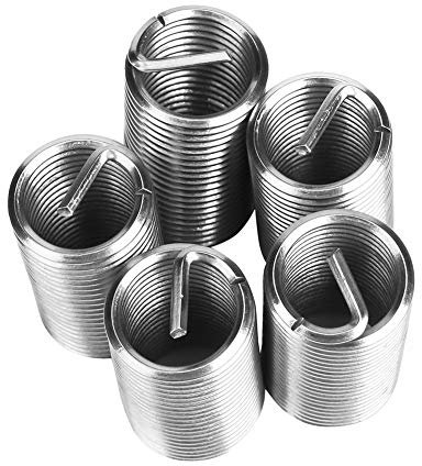 Insert de Filetage pour Aluminium, Magnésium, Inserts Filetés en Acier, Améliore la Force de Connexion, 30 Pièces (5 pièces (M20*2.5 * 3D))