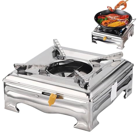 Hornillo De Alcohol Portátil, Portátil Estufa De Alcohol Sólida De Acero Inoxidable, Estufa De Camping Portátil Para Senderismo - Mini Horno De Quemador De Estufa Líquida Ultraligero De Acero