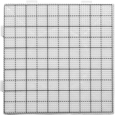 Iron Beads Pegboards - Heat-Resistant Reusable Square,Melting Beads Mat Picking Tool - for Kids Teens Beginners Pattern Making Home School Classroom Travel