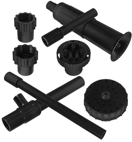 YOSADIER Ugello per Fontana in Plastica Regolabile, Irrigatore per Laghetto da Giardino Testina Spruzzatrice D’Acqua, Accessorio per Fontane Esterne Facile da Installare, Set 1 Pezzo