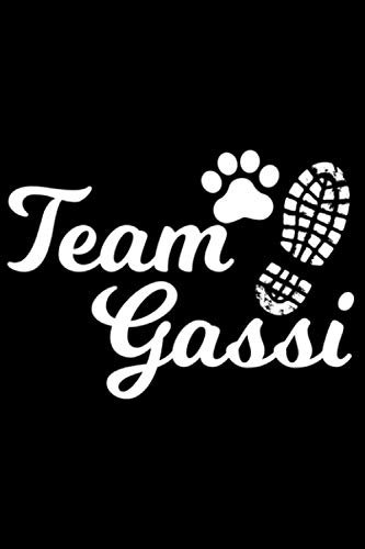 Team Gassi - Hundespruch Hundetrainer Hundemotiv: DIN A5 Doted Gepunktet 120 Seiten / 60 Blätter Notizbuch Notizheft Notiz-Block Hunde-liebhaber Gassi Spruch Motiv Geschenkidee