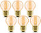 LVWIT 4W Ampoule LED vintage Filament E27 G45, Equivalent à Ampoule Incandescence 35W, 410Lm 2400K Blanc Chaud, Ampoule Edison Global, Non-Dimmable, Lot de 6