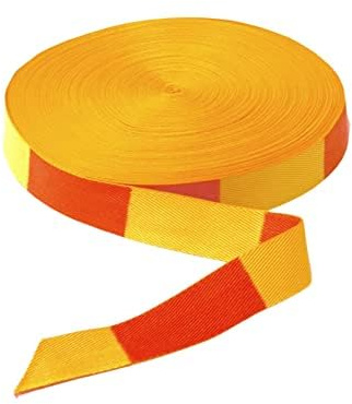 UGOJUDO Rouleau de Ceinture de Judo Jaune Orange 50 mètres