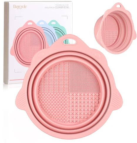 Etercycle Foldable Silicone Makeup Brush Cleaner Bowl