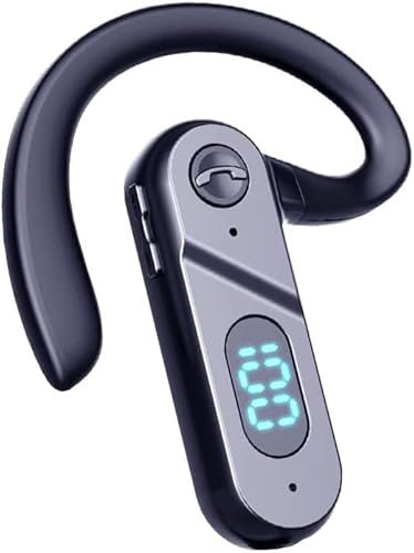 Bluetooth Headset,Bone Conduction Headphones,Bluetooth Earphones V5.2 Wireless Headset with Microphone On-Ear Headset,IP5 Waterproof Single ear Headphones Suitable for Business, Sports,Driving, etc