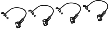 Abaodam 4sätze Gooseneck Mikrofonarm Flexibler Für Mikrofone Universeller Tischstand Geeignet Für Studio Broadcast Und Podcasting Leicht Und Tragbar Für Kreative Anwendungen