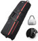 VEVOR Bolsa de Viaje Enrollable para Palos de Golf Bolsa de Carrito Portátil con 2 Ruedas Impermeable Resistente al Desgaste Nailon 1000D Bolsa de Almacenamiento Plegable para Palos de Golf, Negro
