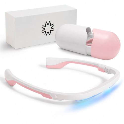 AYOlite Lichttherapiebrille: Rose Quartz Limited Edition - die beste Form der Lichttherapie - effektive alternative Tageslichtlampe - Sicher für die Augen (UV- und infrarotfrei) - Stylisch