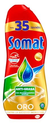 Geschirrspülmittel Maschinen-Gel Anti-Fett 35 Anwendungen 630 ml. 4er-Pack