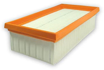 2 Filter Staubklasse L für Baier Staubsauger BSS 506 / BSS506 Flachfaltenfilter Faltenfilter Kallefornia K741 Luftfilter Filterset Staubsaugerfilter Ersatz Filter