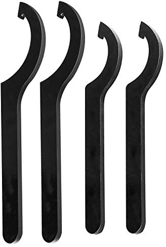 MOEBULB Coilover Adjustment Tool 4x Steel Spanner Wrench Compatible with Tein KW Ohlins HKS Apexi Cusco