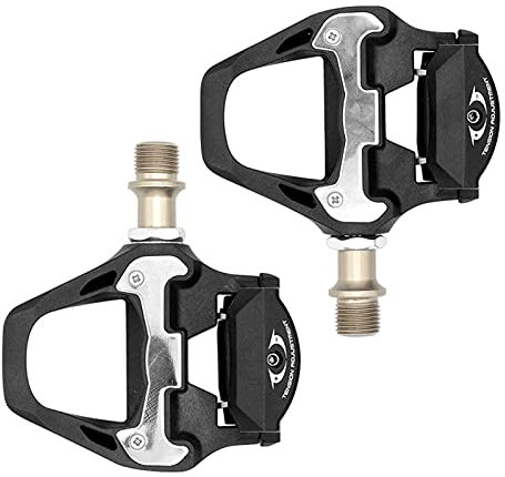 Roadoor Fahrradpedale SPD-System Selbstsichernde Pedale Verbundpedale Kassettenlager Klickpedale Für Rennrad 1 Satz Einstellbar Schwarz