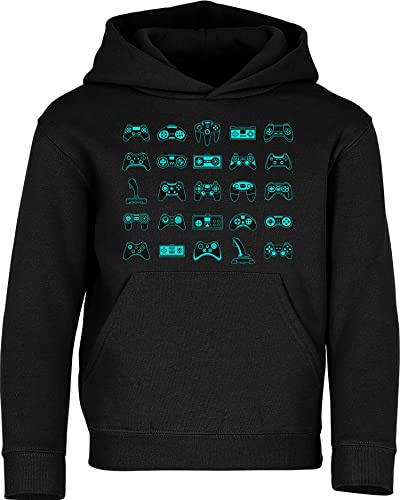 Baddery Gamer Hoodie Herren - „Controller“ | Gaming Kapuzenpullover für Männer