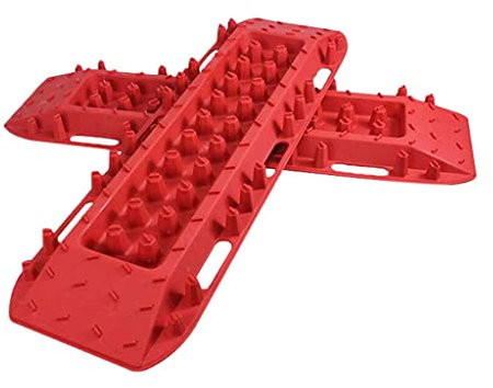 ZONOBI Heavy-Duty Offroad-Traktionsbretter 47 * 12.5Zoll Paar Tragbar Bergung Traktion Tracks Mergency Traktionshilfe für Schlamm Schnee EIS Sand