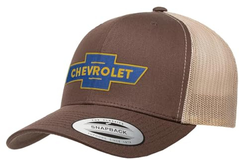 Chevrolet Offizielles Lizenzprodukt Bowtie Logo Premium Trucker Cap