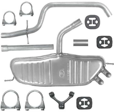 Polmo Schalldämpferset Auspuffanlage Auspuff für VW Golf 5 V Schrägheck 2003-11/2008 1.9 TDI
