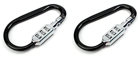 combination lock，Code Lock,Luggage Locks,Security Padlock,Outdoor Hiking Bag Luggage Security Carabiner Lock 3 Dial Password Padlock Tool Portable Luggage Zinc Alloy Lock (Color : Red, Size : 75mm x 4
