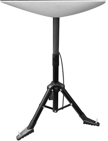 Treppiede Pieghevole, Supporto per Treppiede Pieghevole V2 V1 in Acciaio Inossidabile, per Antenna, Attrezzatura Internet, Tetto, Campeggio, Yacht Viaggio