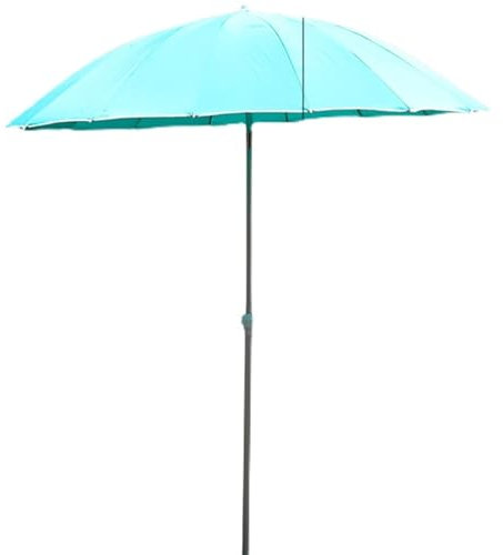 200 cm Sonnenschirm mit Kippen Sonnenschutz UV-Schutz, Balkonschirm Gartenschirm (Color : Blau)