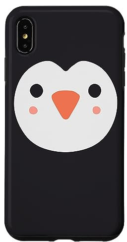 Hülle für iPhone XS Max Pinguin-Gesicht Arctic Cute Funny North Pole Baby Winter Vogel