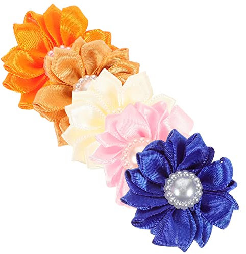 Gogogmee 20 Stück Haarnadeln Mit Blumenmuster Für Hochzeitsapplikationen Bastelarbeiten Blumen Dekorative Charms Nähzubehör Schals