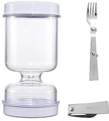 Sanduhr-Essiggurken-Glas, Trocken- und Nassspender, Gurkenbehälter für Küchentrenner