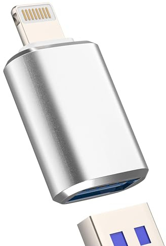Lightning Adapter OTG 3.0-kabel för iPhone14 13 12 Pro Max till USB honkontakt certifierad för Apple MFI USB-A kortläsare Fotonyckel Kamera Filer för iPad Adapter Extern enhetskontakt