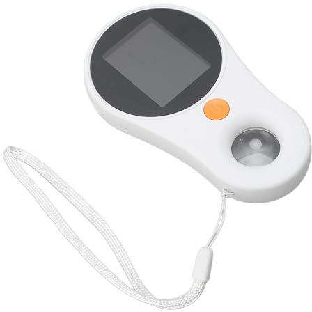 Bewinner Makromikroskop mit 8 LEDs, 2MP Objektiv Fester Fokus Tragbares Mikroskop mit 2,0-Zoll-IPS-Farbbildschirm, 500-fache Handlupe (White)