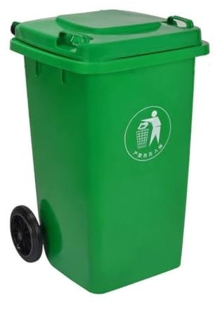 Contenedor De Residuos Duradero Y Grueso, Uso Doméstico, De Oficina Y Público (Green 100L)