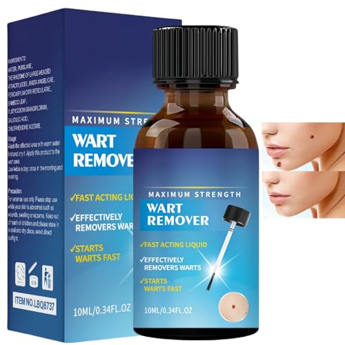Skin Tag Remover,Wart Remover Fast-Acting and Painless,Wart Removal for Adults,Skin Tag Remover Liquid for Face and Body,Mole & Wart Removal,Wart Treatment for Hands,Gentle and Safe,Easy to Use
