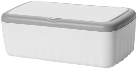 LOORGVEL Wet Wipes Dispenser Tissue Box Cover with Lid Rectangular Pp Wipes Container Large Capacity Easy Dispensing for Office or Bedroom
