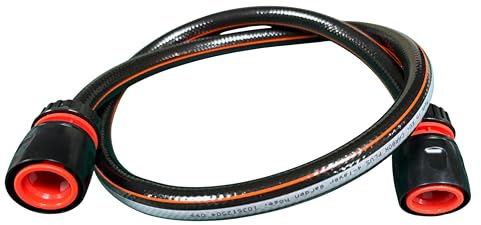 Short Length Multipurpose Garden Hose with Universal Hose Connectors – Flexible Durable Hose Pipe for Linking Hose Reel, Garden Tap or Pressure Washer (Multiple Length Options) (1, Meters)