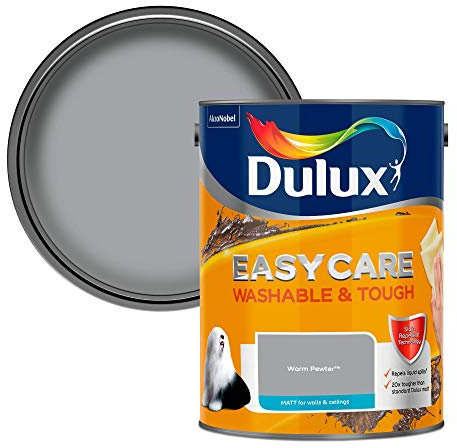 Dulux Easycare Washable & Tough Matt Emulsion Paint - Warm Pewter - 5L