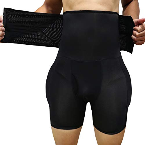 Bslingerie® Mens Padded Boxer Butt Lifter Underwear