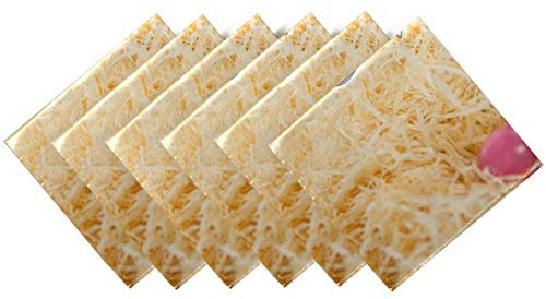 CaTaKu Happy Oster-Servietten, Cocktail-Servietten, Osterhase, Servietten, Tischservietten, Abendessen, waschbar, wiederverwendbar, für Party, Zuhause, Küche, Dekoration, 50,8 x 50,8 cm Casual 20'' x