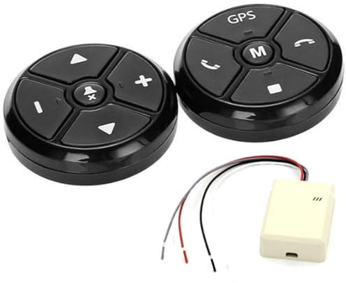 WEPARTICULAR Universal Bilratt Fjärrkontroll 10 Knappar Trådlös Musik GPS-Navigering för Dvd Radio Fjärrkontroll Knappar