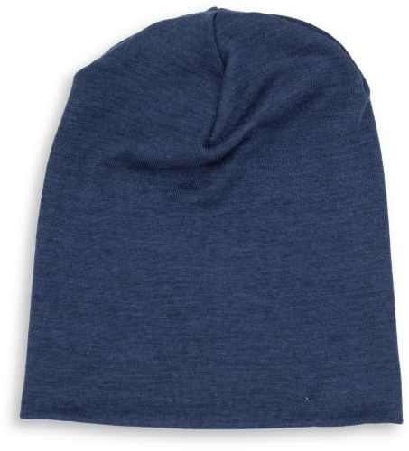 Engel Natur, Merino Mütze Damen/Herren, 70% Wolle (kbT), 30% Seide