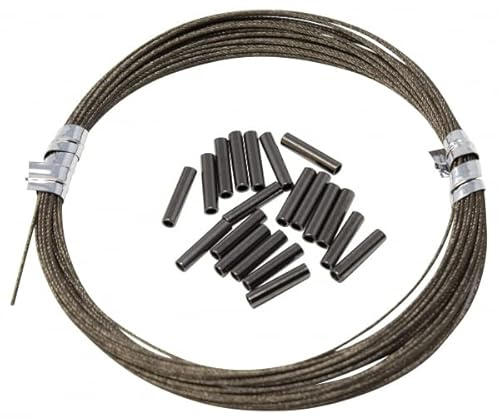 Seika Pro Vorfach 7x7 mit Klemmhülsen - 5m Stahlvorfach + 20 Hülsen