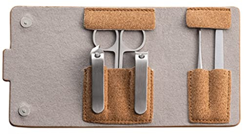 ZQNYDX Conjunto portátil Juego de podadores de uñas Conjunto de manicura Kit de Aseo de Acero Inoxidable Profesional Cortador de uñas Tijeras de uñas Scissors Clemper uñas Herramienta de Belleza