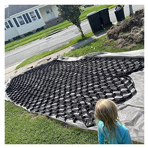 Stabilisateur Gravier Geo Grid Ground Grid, Geo Cell Grid de 2 pouces d'épaisseur, grille de gravier HDPE Matériau, grille de stabilisation du sol 1885 KG Par m², grille de gravier à la travouge for l
