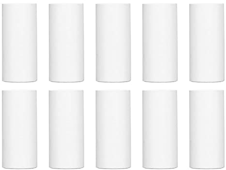 Thermopapier, 10 Stück bedruckbare Papierrollen für Mini-Drucker, 57 x 25 mm Belegpapierrollen für mobiles Bezahlen, Rechnungsdruck und Ticketsysteme