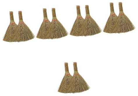 HAPINARY 10pcs Broom Small Whisk Broom Desktop Dust Brush for Home Household Use Hand for Cleaning Home Gadgets Lint Removal