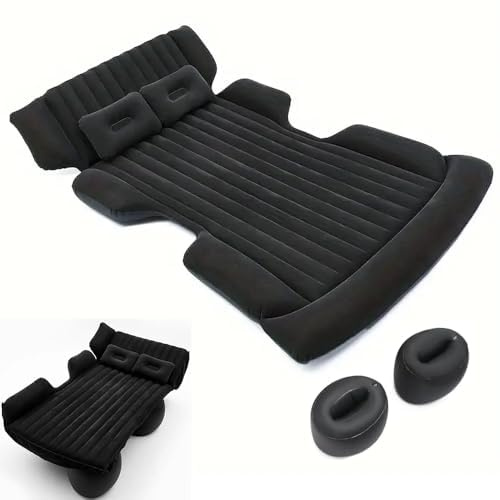 arzarf Auto Luftmatratze, für Benz GLK 2008-2015 X204 Auto Matratze Beflockte Camping Matratze mit 2 Aufblasbare Kopfkissen Auto Bett,B
