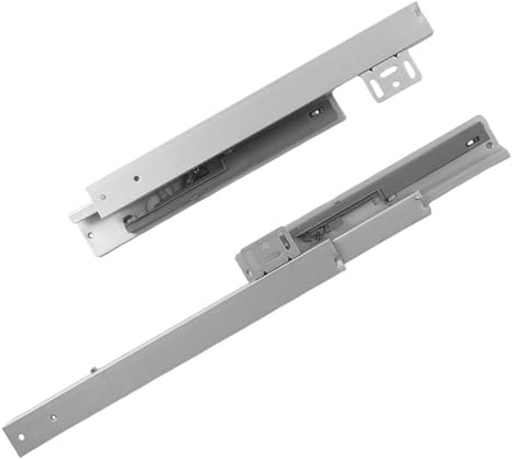 Schubladenschienen 250-550mm, Schubladenauszug Vollauszug, Auszugsschienen Bodenmontage, Teleskopschienen, Silentpuffer Schubladenauszüge, Keine Seitenwände erforderlich (550mm/22inch)