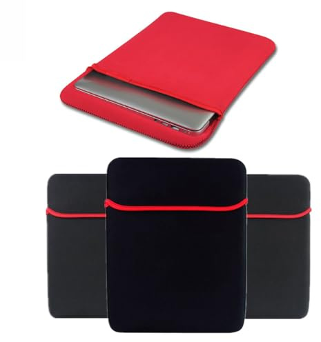 Laptop Sleeve Case Protective Soft Padded Cover Carrying Computer Bag, Compatible with Apple MacBook Acer Dell HP Microsoft Surface Notebook Chromebook Tablet Ultrabook (15.6)