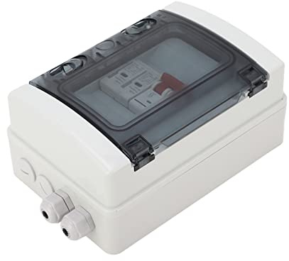 Bon Artisanat, Installation Facile, Diverses contre 4 Voies Interrupteur de Disjoncteur DC Isolement Solaire Imperméable pour la Couverture de la Couverture Transparente, IP65 (63A)