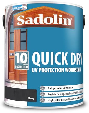 Sadolin 10 Year Quick Dry Woodstain Long-Lasting Exterior Protection Quick-Drying, Weather Resistant Wood Finish
