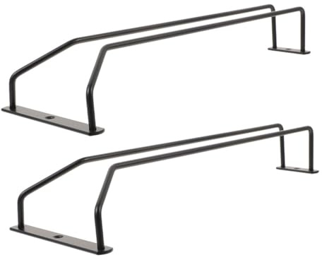 SOPOTUTU 2 Piezas Estante Colgante de Copas de Vino de Metal para Techo Soporte para Copas y Vasos Diseño Moderno de Espacio para Hogar Bares y Restaurantes