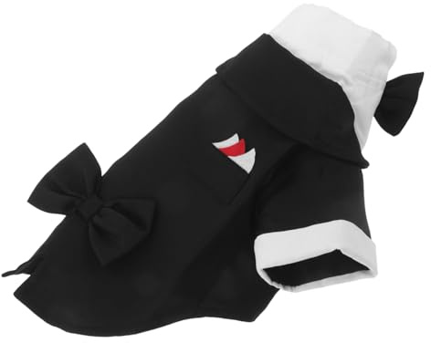 Toddmomy Smoking Für Kleine Hunde Geburtstagskleidung Für Hunde Und Katzen Anzughemd Für Welpen Formelle Kleidung Für Haustiere Cosplay-Outfit Für Haustiere